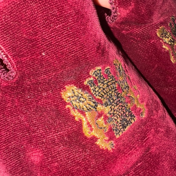 Church's Rich Burgundy Velvet Men's Loafers - Picture 4 of 4